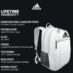 Adidas Striker II Team Backpack 37 Adidas Striker II Team Backpack -volleyball 5142773 975967 Striker II Team Backpack pkg graphic Q317 04925.1490399547
