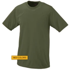 Augusta Men's Wicking T-Shirt -volleyball Augusta Wicking T shirt olive 36651.1392771493