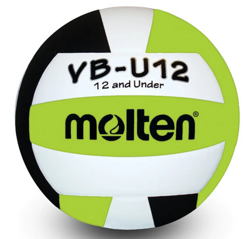 Molten VB-U12 Volleyball Green/White/Black 2 Molten VB-U12 Volleyball Green/White/Black - Image 2
