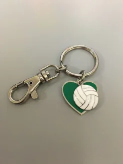 Spirit Strings Volleyball Heart Key Chain -volleyball IMG 95141 36214.1496351196
