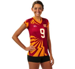 Mizuno Women's Sublimated Cap-Sleeve Jersey