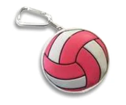 Tandem Volleyball Pink Coin Purse