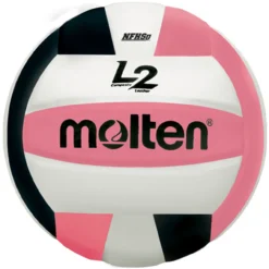 Molten L2 Volleyball (Black/White/Pink)